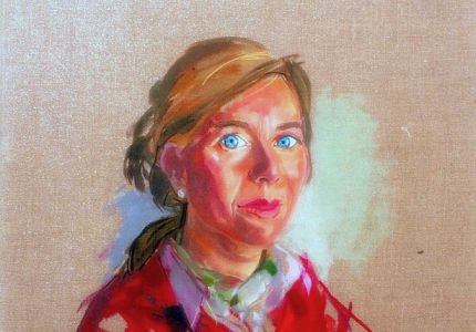 Anna Maria, Oil on canvas (45 x 65) cm.